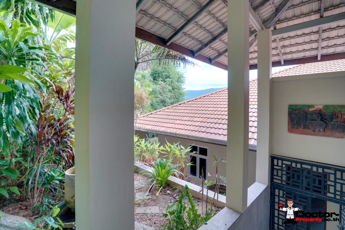 Tropical 2 Bedroom Pool Villa with Sea View in Laem Set, Koh Samui – For Sale